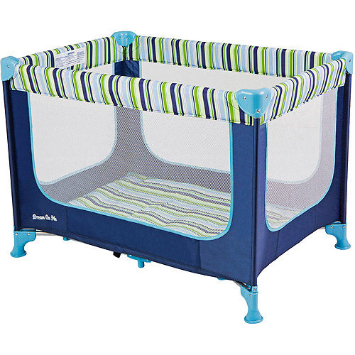 New Dream on Me Zodiak Portable Playard with Carry Bag & Shoulder Strap (Navy)