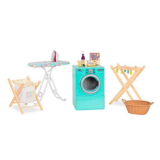 New Our Generation Tumble and Spin Laundry Set for 18" Dolls