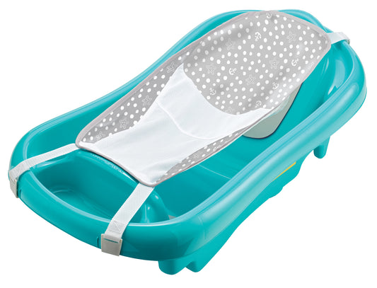 Fat Brain Toys - The First Years Sure Comfort Newborn to Toddler Tub (Aqua) (Does Not Include Original Box)