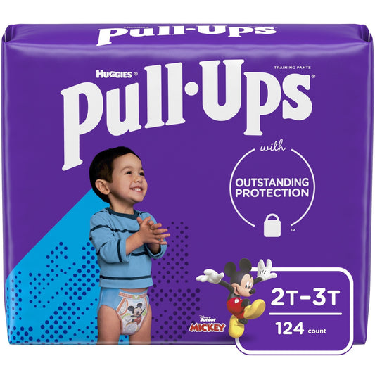 New Pull-Ups Boys' Learning Design Ecomm Pack Disposable Training Pants (2T-3T - 124ct)