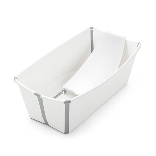 Stokke Flexi Bath Bundle Regular - 25.2 x 9.4 x 13.4 (in) White (Not in Original Box)