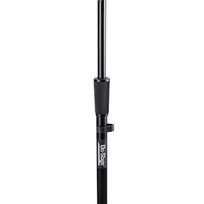 New On-Stage MS9701B+ Heavy-Duty Euro-Boom Mic Stand ,5/8″-27 Threading (Black)