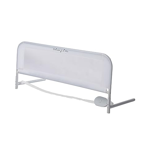 New Dream On Me Adjustable Mesh Bed Rail (White)