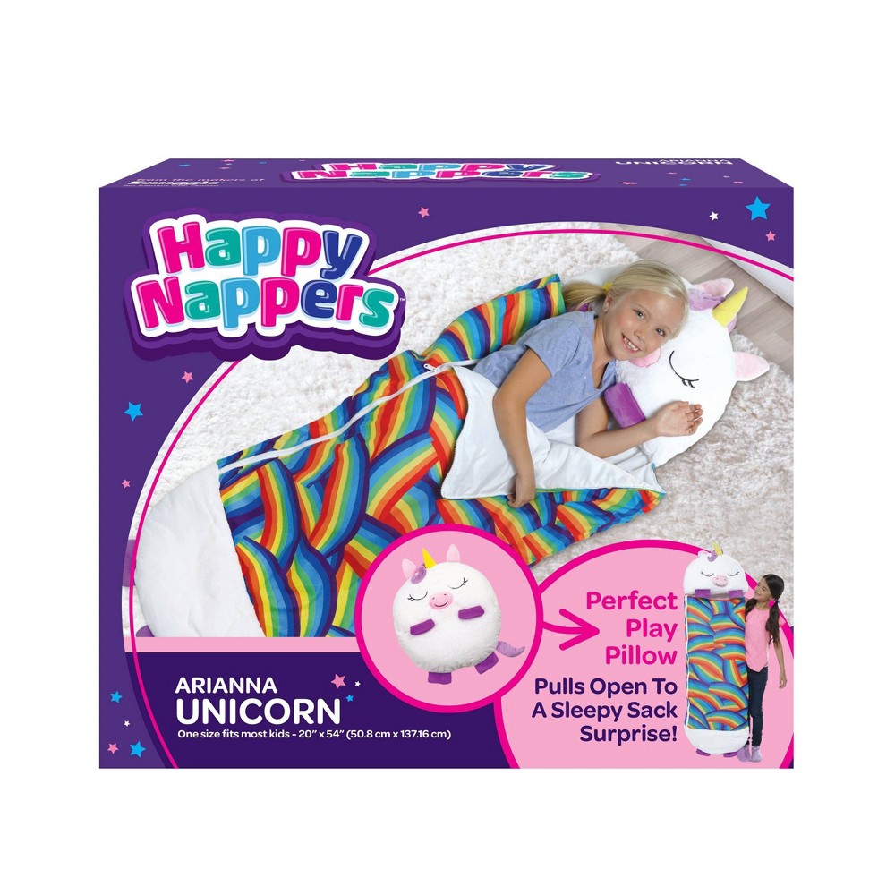 New Happy Nappers Unicorn Pillow Plush (1 Pc)