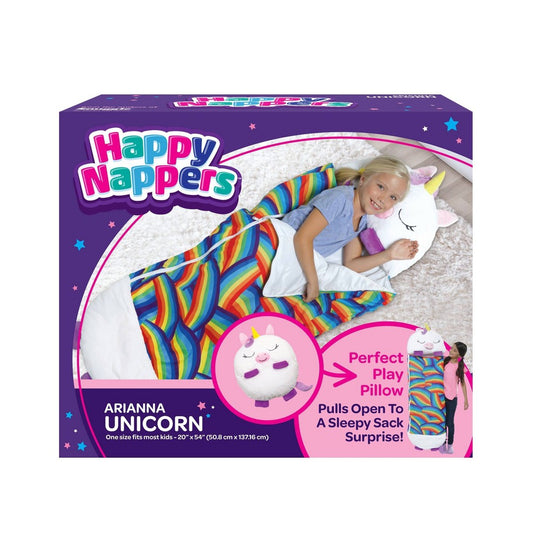 New Happy Nappers Unicorn Pillow Plush (1 Pc)