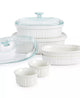 New Corningware French White 10 Piece Bakeware Set (French White)