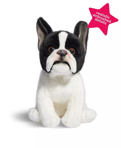Geoffrey's Toy Box 10" French Bulldog Puppy Dog Toy (Black)