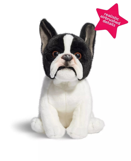 Geoffrey's Toy Box 10" French Bulldog Puppy Dog Toy (Black)