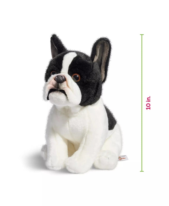 Geoffrey's Toy Box 10" French Bulldog Puppy Dog Toy (Black)