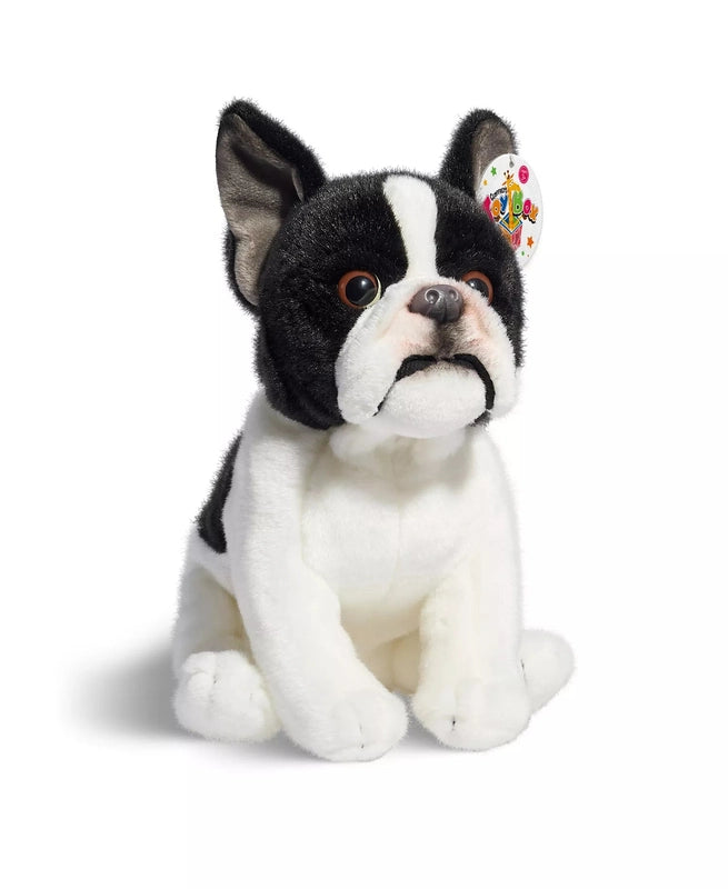 Geoffrey's Toy Box 10" French Bulldog Puppy Dog Toy (Black)