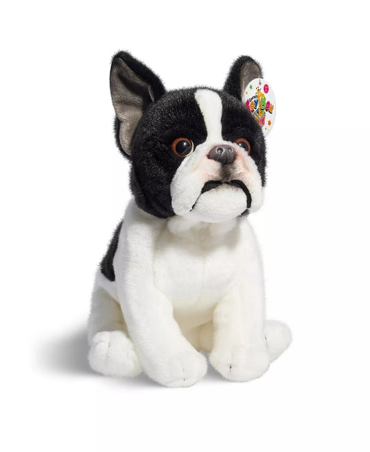 Geoffrey's Toy Box 10" French Bulldog Puppy Dog Toy (Black)