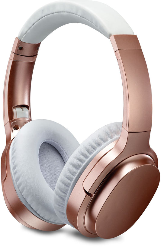 ILive Active Noise Cancellation Bluetooth Headphones, IAHN40RGD - Rose Gold - Tone