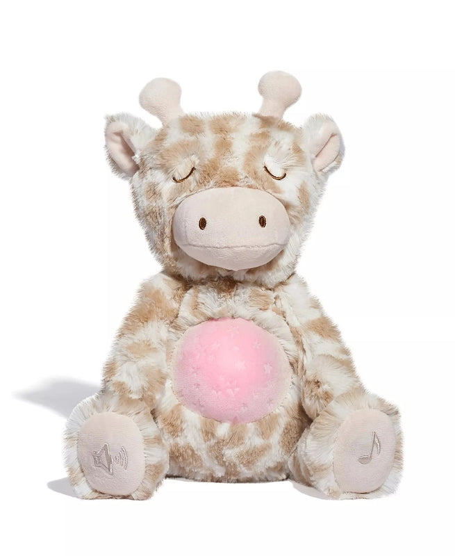 Geoffrey's Toy Box 10" Soothing Giraffe Plush Stuffed Animal Toy with LED Lights and Sound