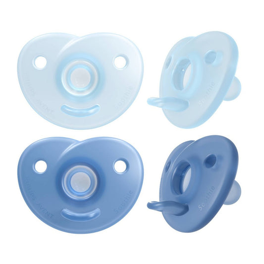 Philips AVENT Soothie Heart Pacifier (Blue/Light Blue)