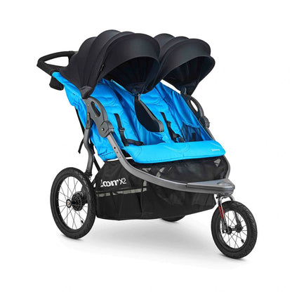 Joovy Zoom X2 Lightweight Performance Double Jogging Stroller (Glacier)