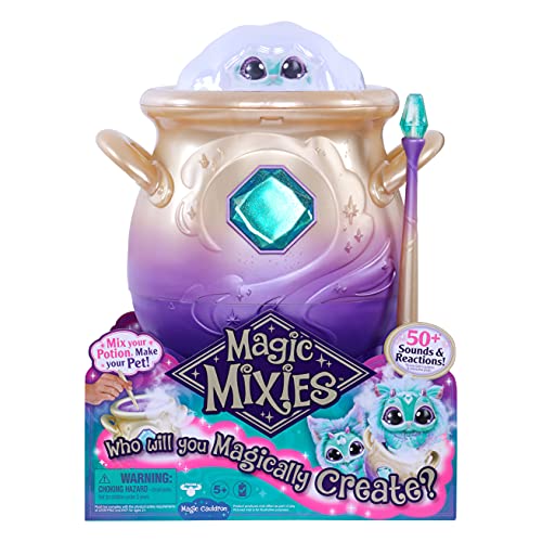 New My Magic Mixies Magic Cauldron Interactive 8 Inch Plush (Blue)