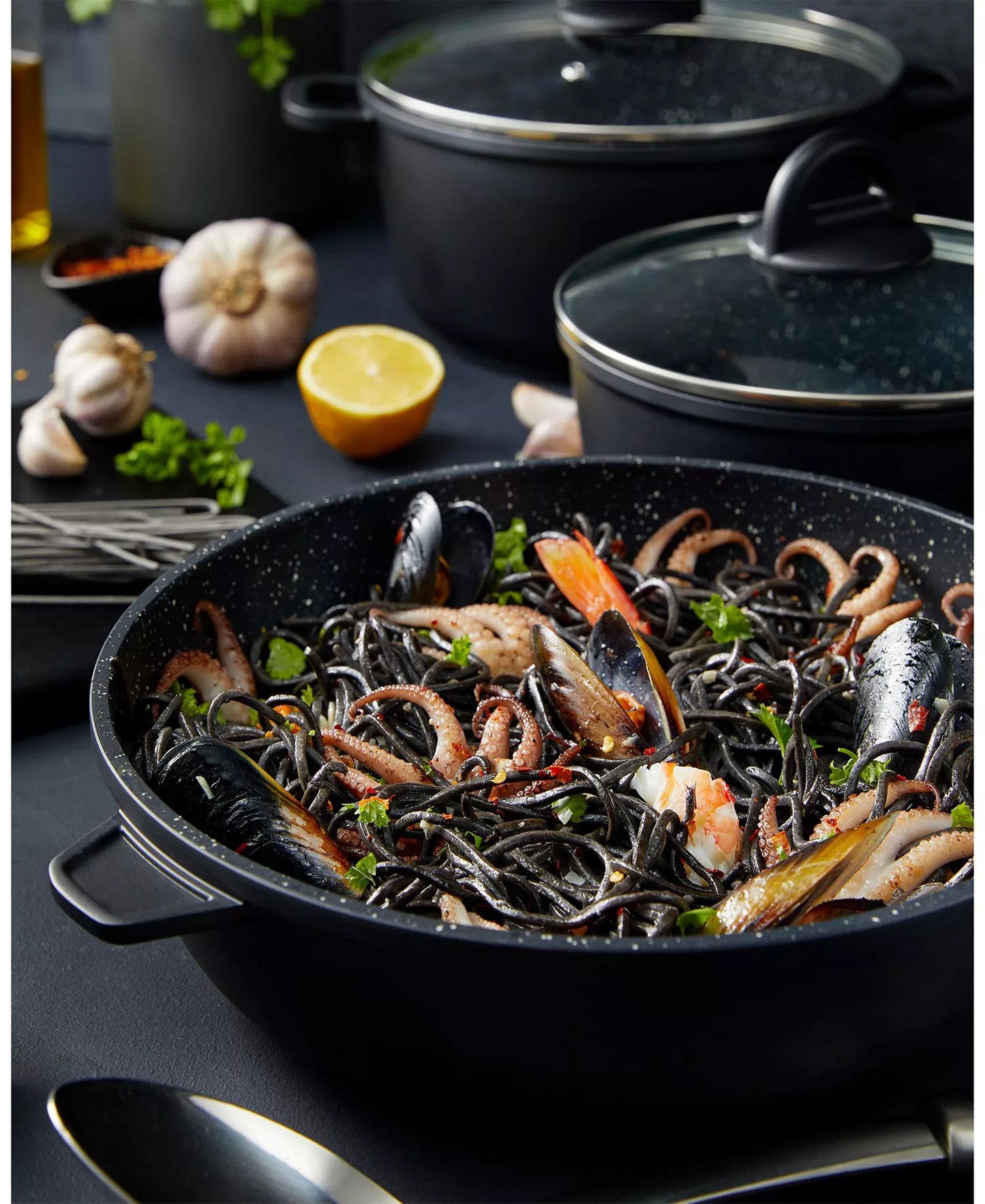 Cuisine::pro® STONE 9pc Cast Aluminum Set