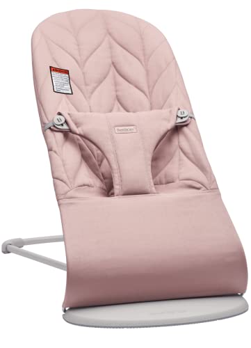 New BabyBjörn Bouncer Bliss, Cotton, Petal Quilt, Dusty Pink