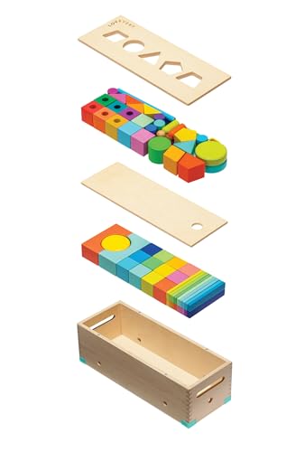 New LOVEVERY | The Block Set | Solid Wood Building Blocks and Shapes