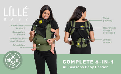 New LÍLLÉbaby Complete All Seasons Ergonomic 6-in-1 Baby Carrier