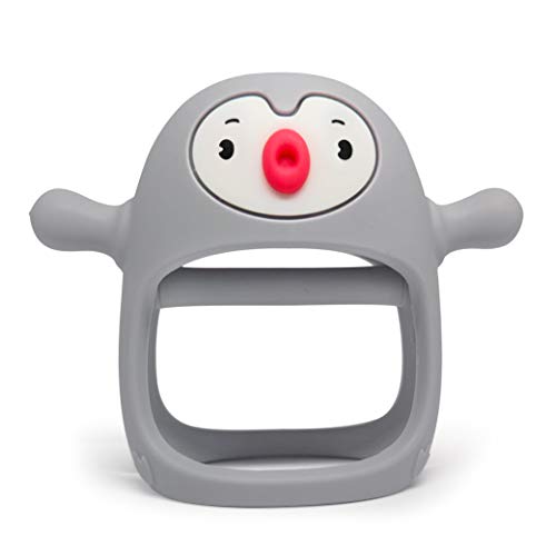 New Smily Mia Teething Toys for Babies 0-6 Months (Grey)