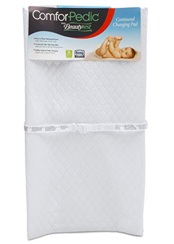 New Waterproof Baby and Infant Diaper Changing Pad (White)