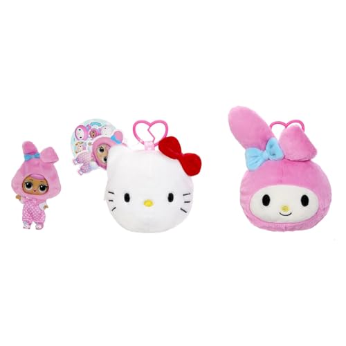New LOL Surprise Loves Hello Kitty Reversible Plush with Tot