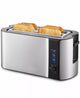 New Elite Cuisine 4-Slice Stainless Steel Long Slot Toaster