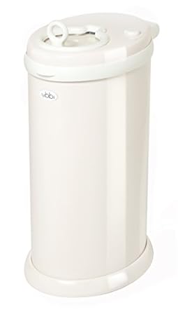 New Ubbi Steel Diaper Pail (Ivory)