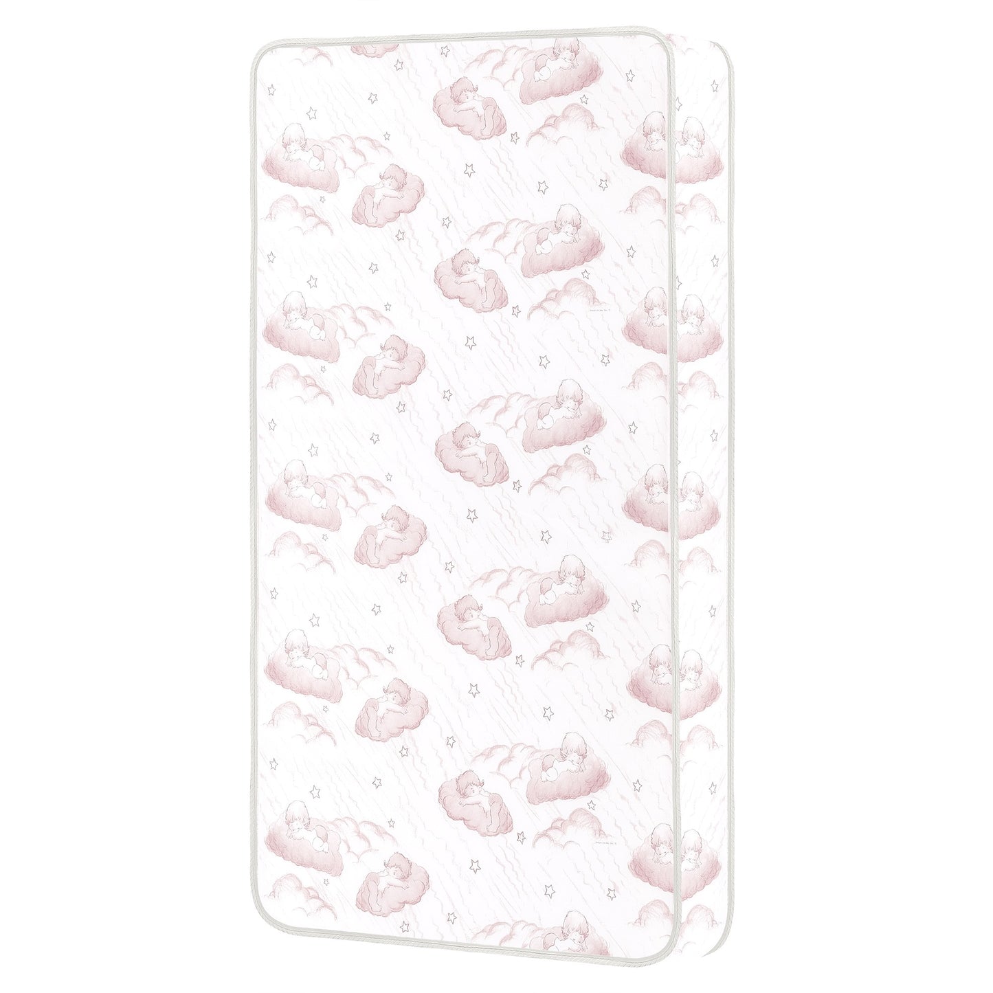 New Dream on Me Twilight 80 Coil Spring Crib and Toddler Bed Mattress (Pink, 5")