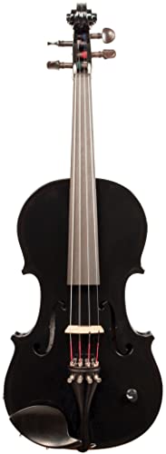 Barcus Berry, 4-String Violin, Right, Piano Black, 4/4 (BAR-AEBK)