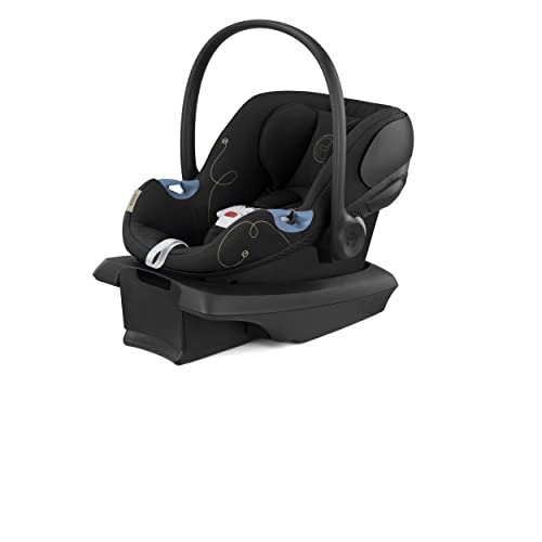 New Cybex Aton G Infant Car Seat with Safelock Base (Moon Black)