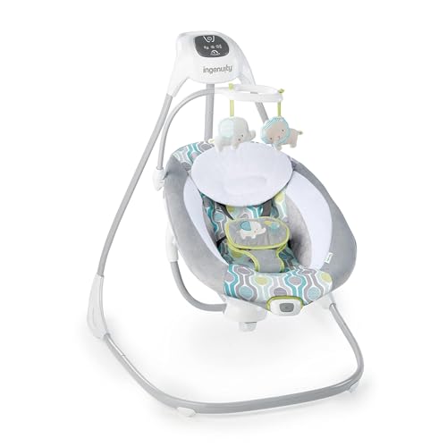 Ingenuity SimpleComfort Lightweight Compact 6-Speed Baby Swing (Everston)