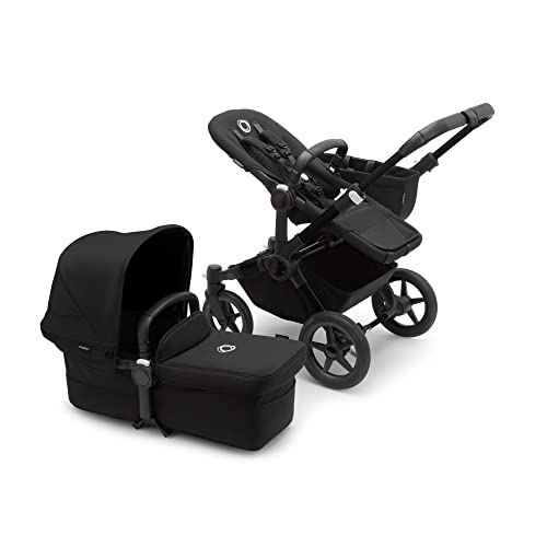 New Bugaboo Donkey 5 Mono Complete Bassinet & Stroller (Midnight Black)