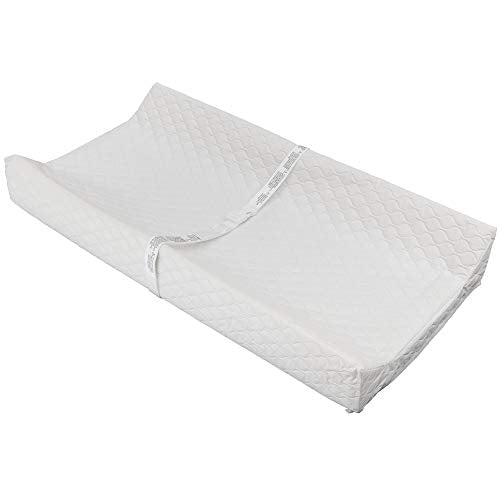 New Waterproof Baby and Infant Diaper Changing Pad (White)