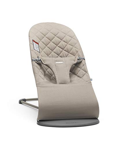 New BabyBjörn Bouncer Bliss Cotton (Sand Gray)