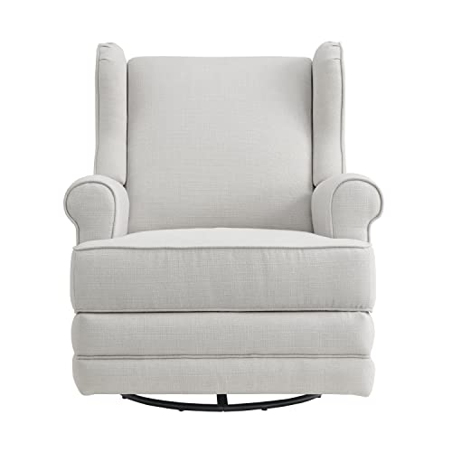 New Oxford Baby Teegan Upholstered Swivel Glider & Recliner Nursery Chair (Sand)