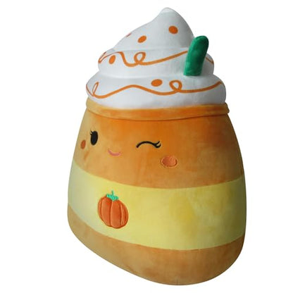 New Squishmallows Original 14-Inch Delindy Orange Pumpkin Spice Latte