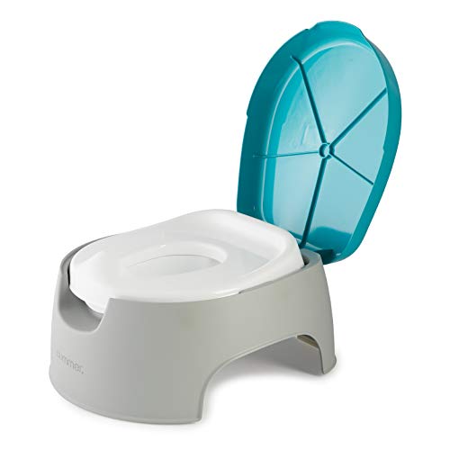 Summer Infant 3-in-1 Train with Me Potty Seat Topper (Pack of 1) (Blue)