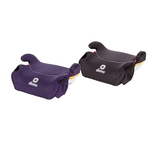 New Diono Solana Booster Car Seats (Black/Purple Wildberry)