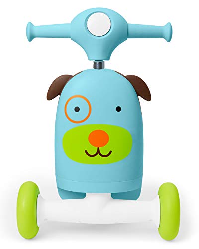 New Skip Hop 3-in-1 Baby Activity Push Walker to Toddler Scooter (Zoo Dog)