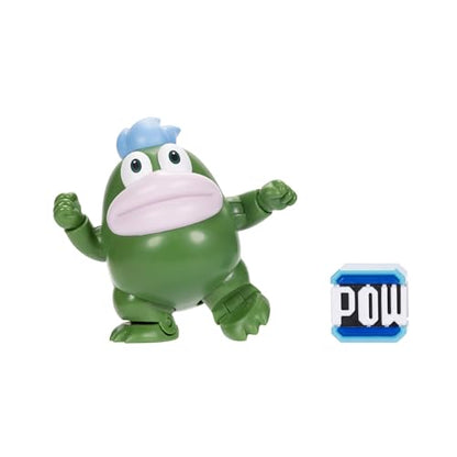 New Nintendo Super Mario 4-Inch Spike Poseable Figure with Pow Block Accessory