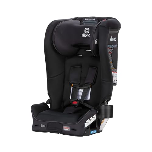 New Diono Radian 3R SafePlus, All-in-One Convertible Car Seat (Black Jet)