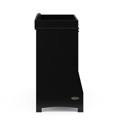 New Graco Benton Changing Table with Storage (Black)