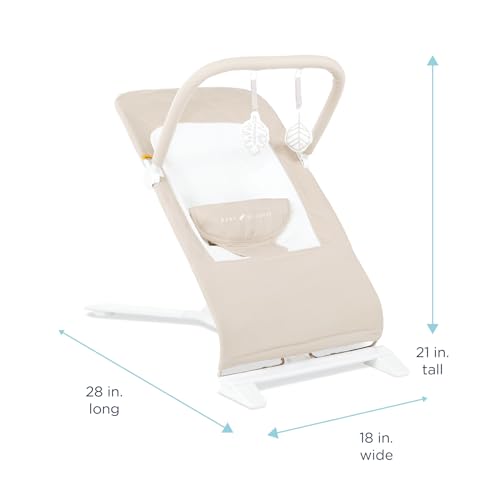 New Baby Delight Alpine Deluxe Portable Bouncer (Organic Oat)