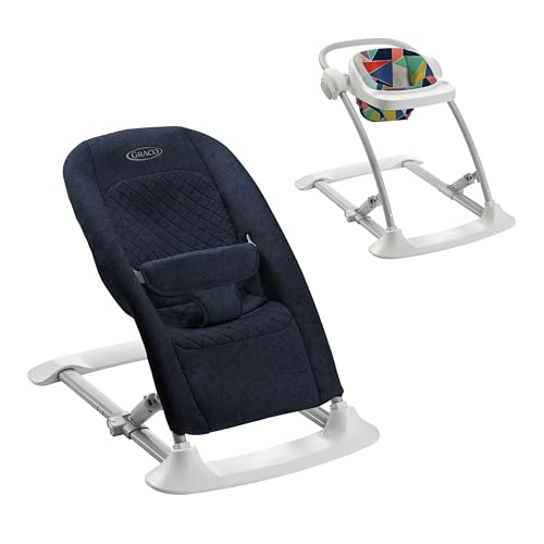 New Graco Jumpstart 4-in-1 Adjustable Infant Activity Bouncer & Jumper with Snack Tray, Geo Pop