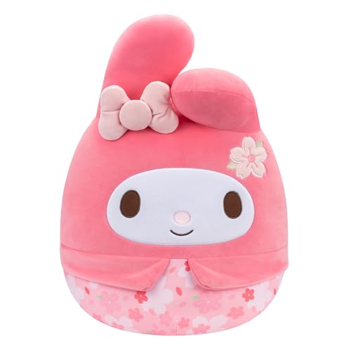 New Squishmallows Original Sanrio 14-Inch My Melody Floral Print Plush