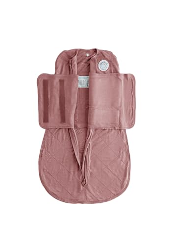 Dreamland Baby Bamboo Viscose Swaddle Sleep Sack (Dusty Rose)