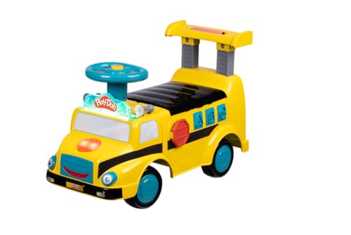 New Play-Doh Activity School Bus - Push and Ride On Toy Car