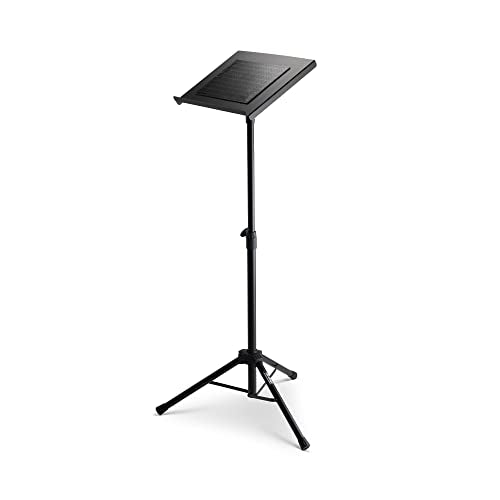 New On-Stage LPT7000 Deluxe Laptop Stand Adjustable Height and Tilt (Black)